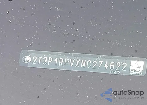 2022 Toyota Rav4 Xle from USA, damaged, VIN 2T3P1RFVXNC274622